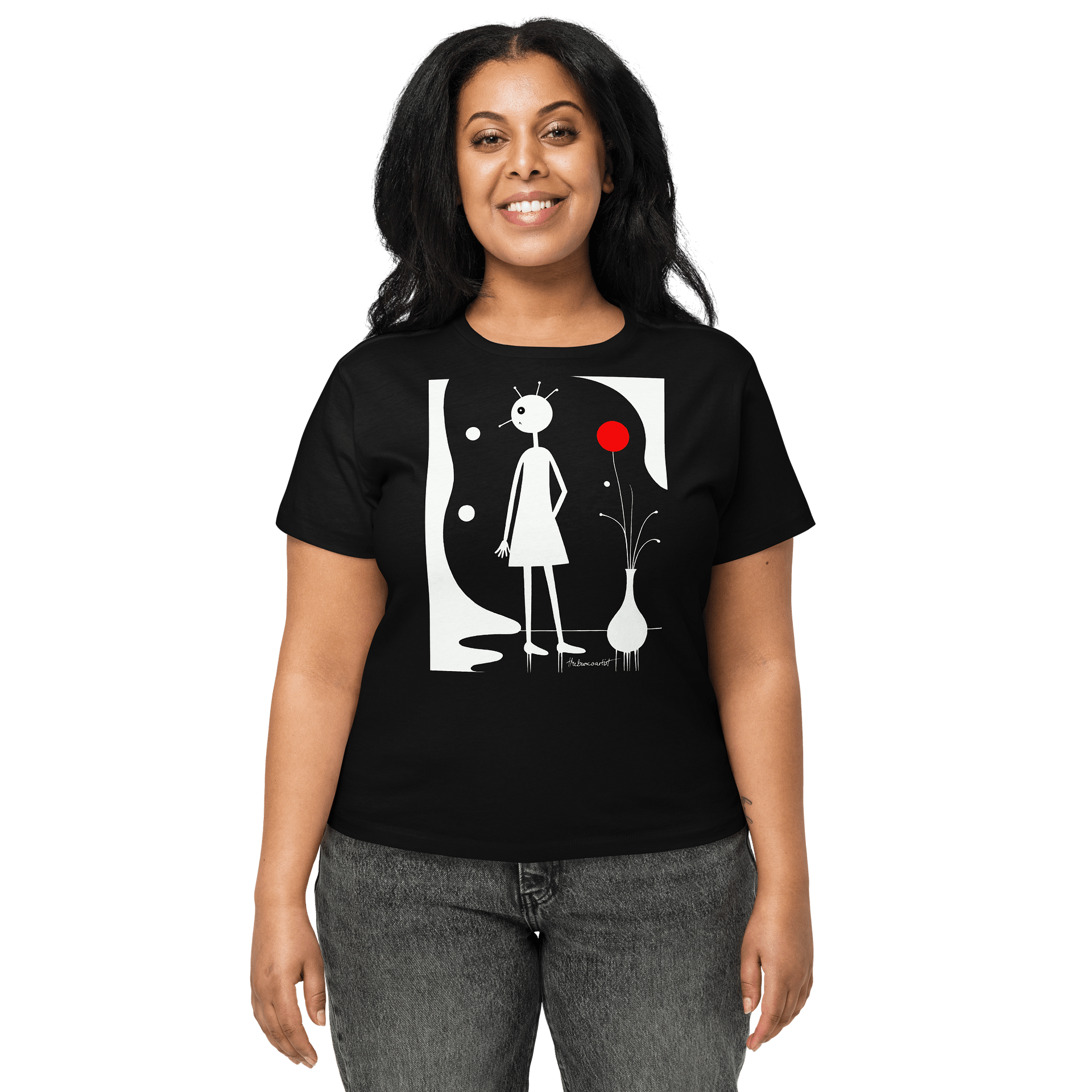 Cotton Heritage Women's High-Waisted Tee product image (1)