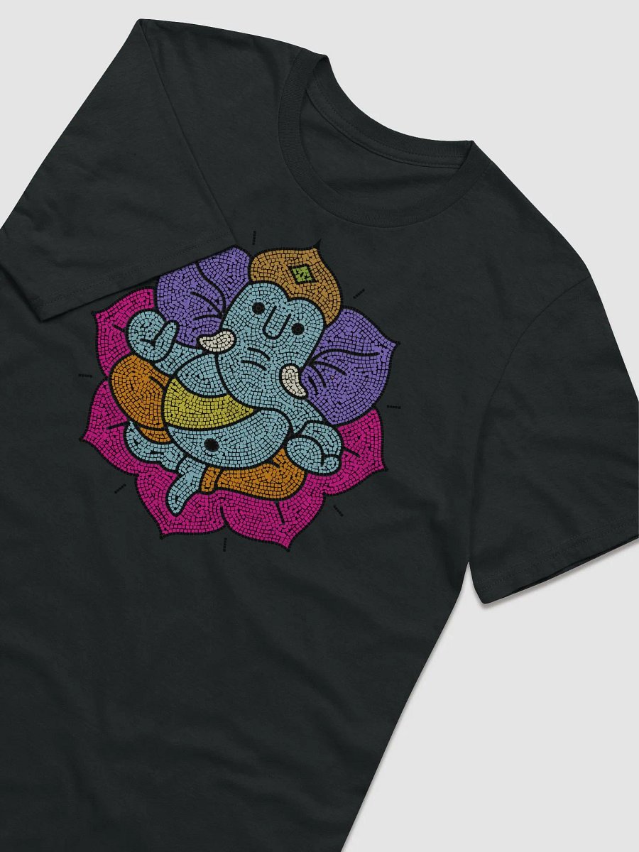 Ganesha Mosaic Lotus | Vibrant Spiritual Art T-shirt product image (27)