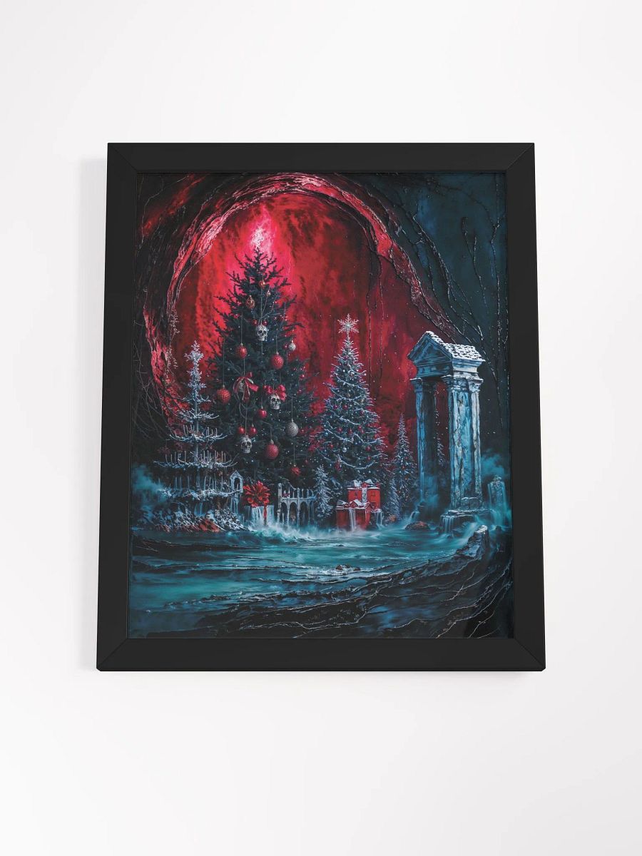 Gothic Christmas Forest Framed Poster product image (20)