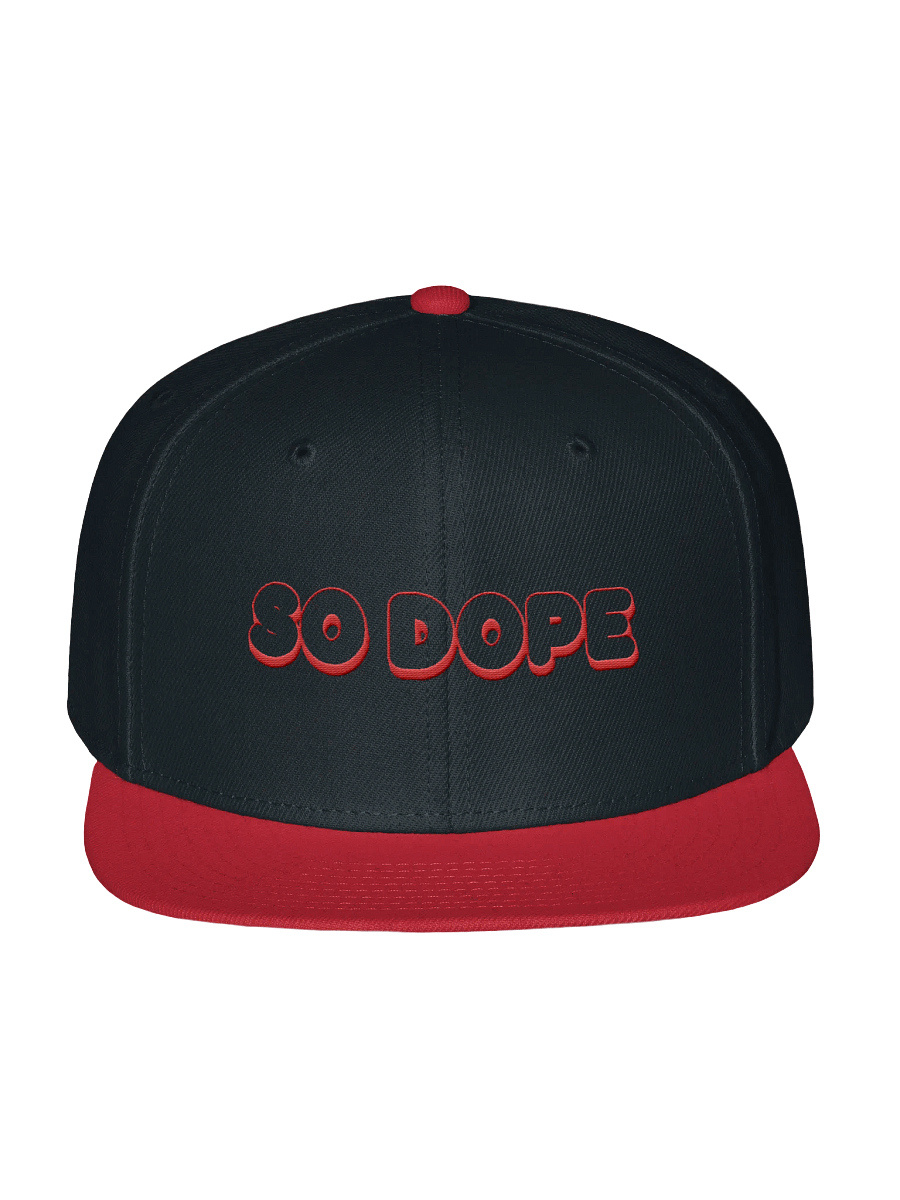 SO DOPE (Black & Red) SNAPBACK product image (1)
