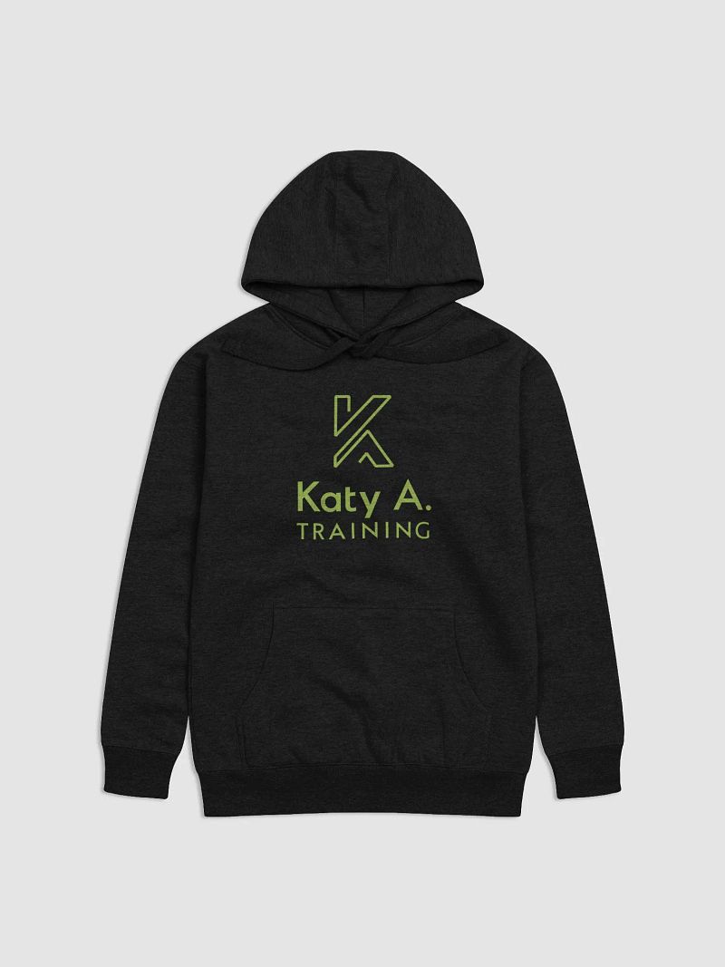 Katy A Pullover Hoodie with Green Logo