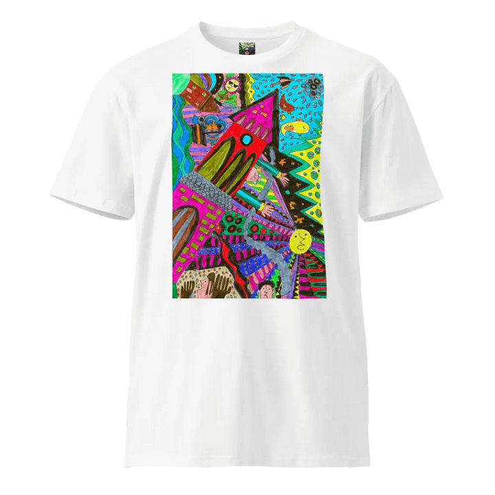 Abstract Tower Moment Unisex Tee product image (1)