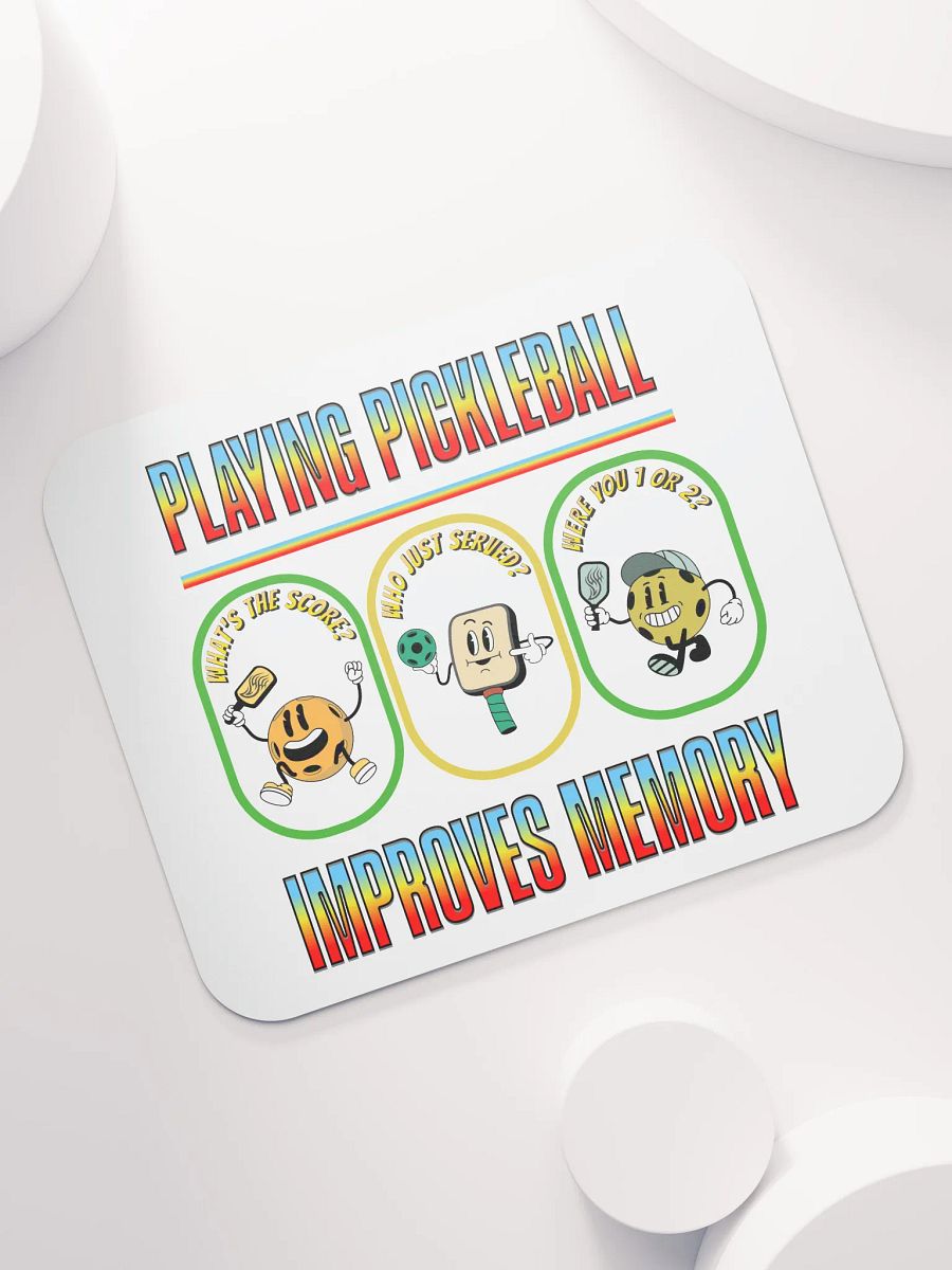 Playing Pickleball Improves Memory Booster Mouse Pad product image (5)