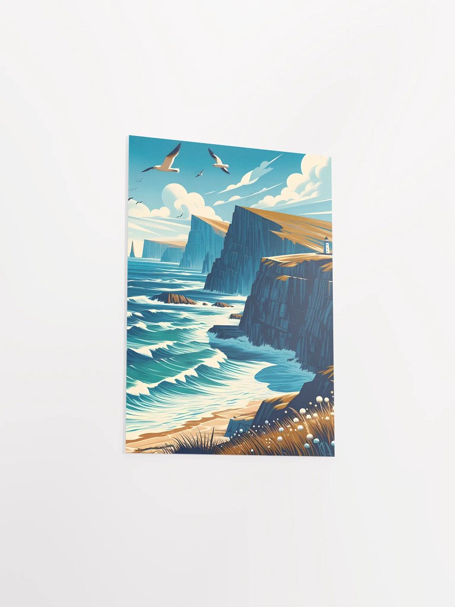 Sea Cliffs Matte Poster Print product image (19)