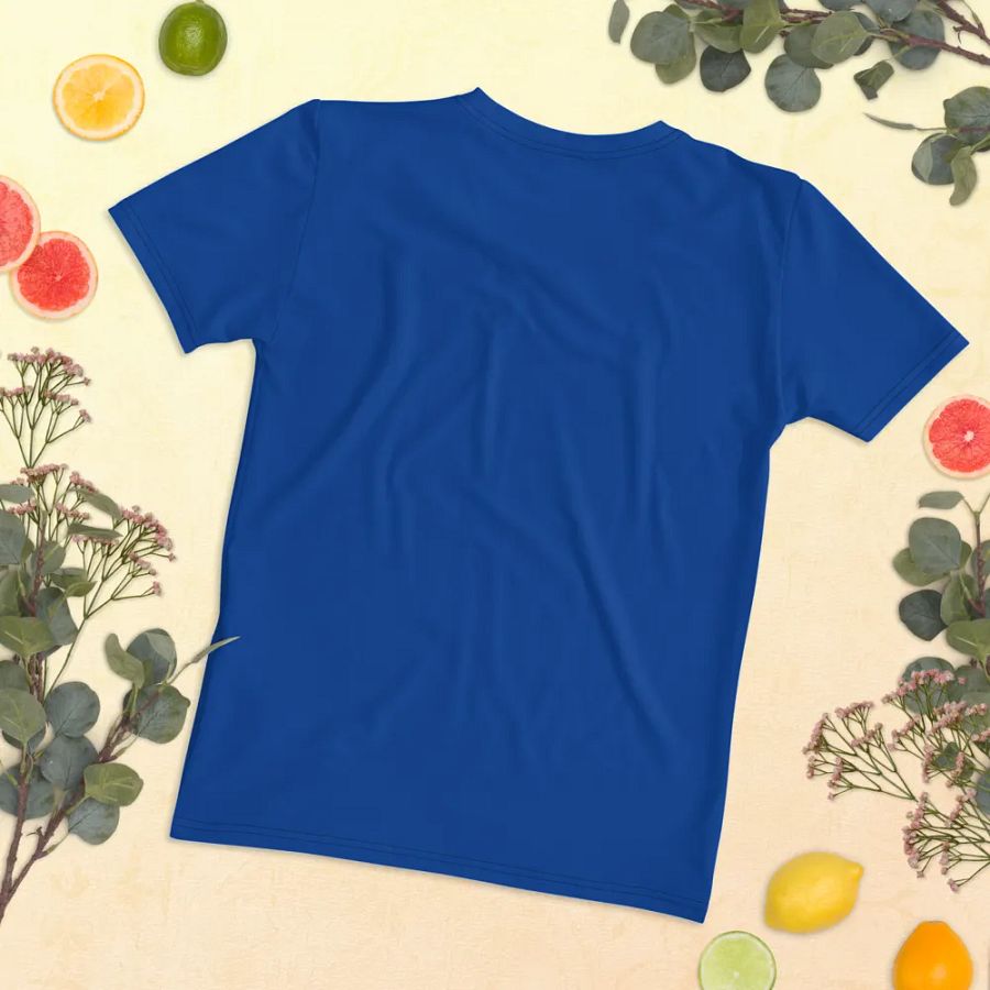 Plain Ocean Blue True Summer Women's Crewneck Polyester Heavyweight Premium T-Shirt by Treasure Pie product image (11)
