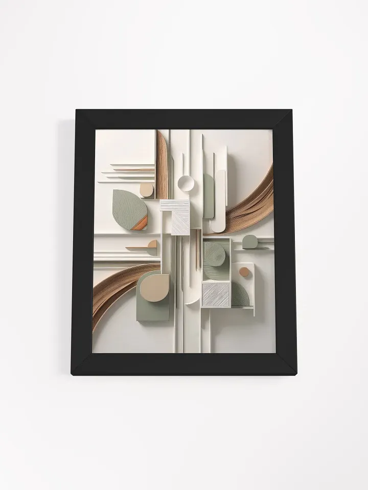 Modern Minimalist Art - Wall Art - Framed - v2 product image (5)
