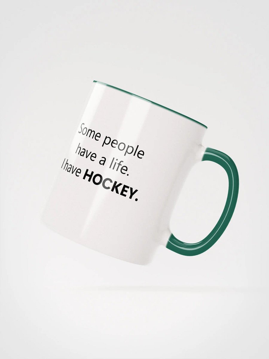 Red logo hockey life mug product image (3)