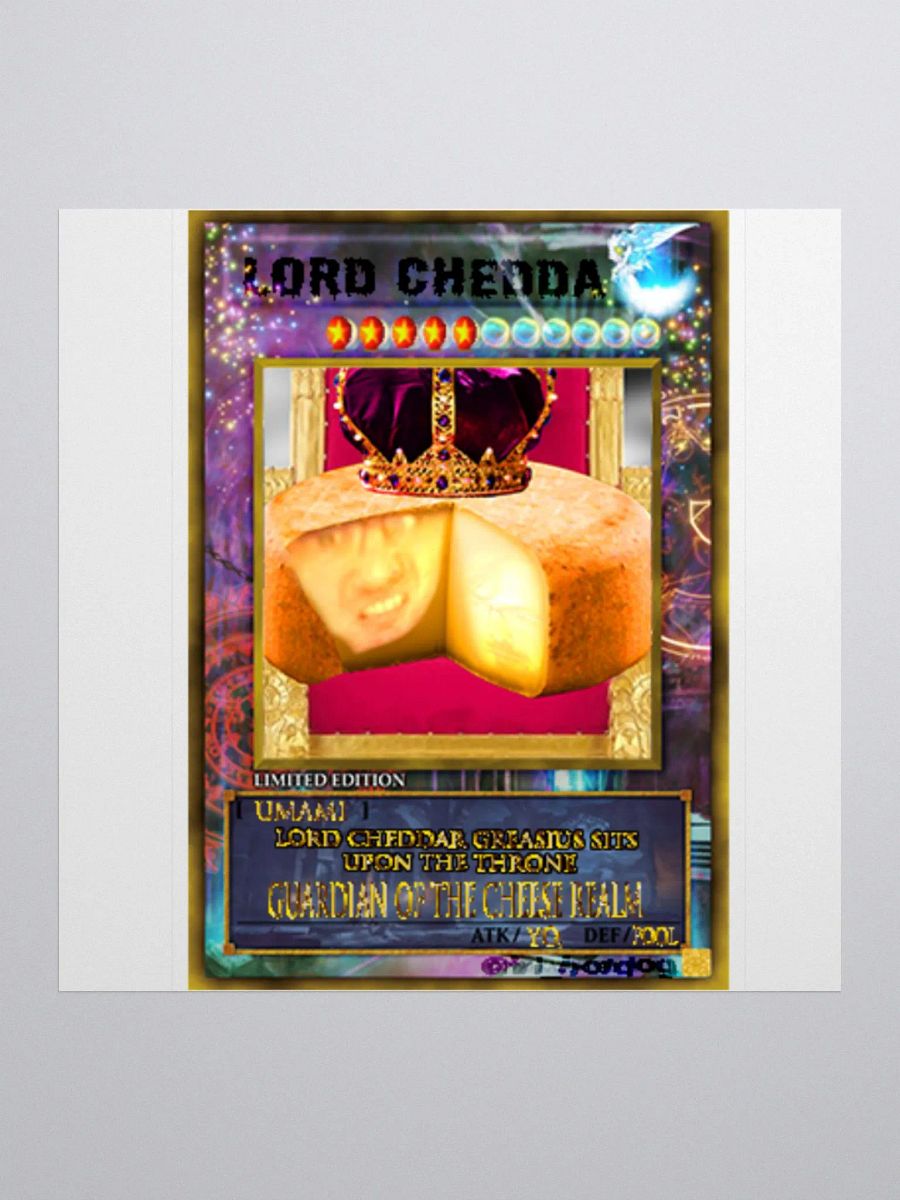 Lord CHEDDA Sticker product image (1)