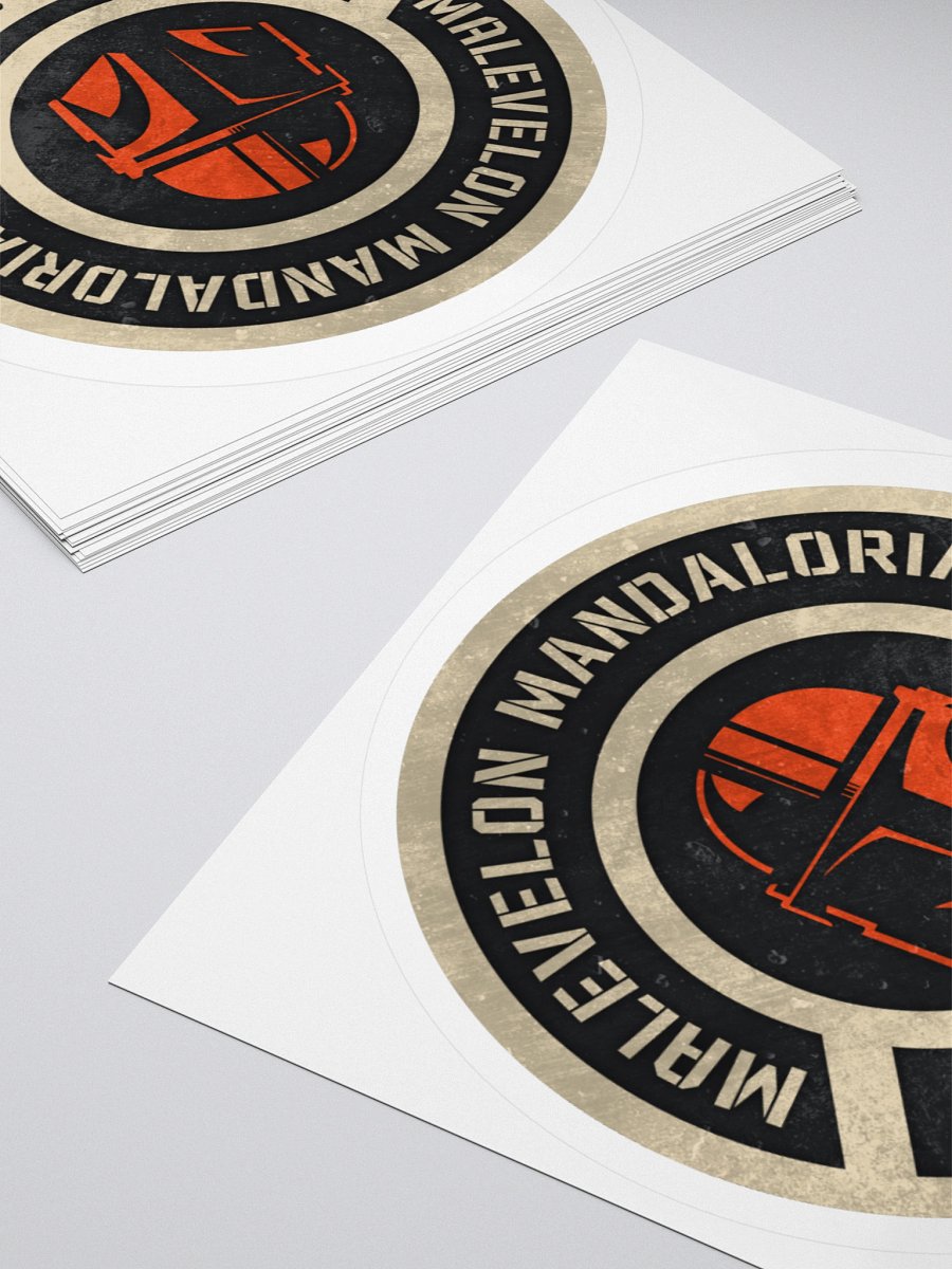 Malevelon Mandalorians Textured Sticker product image (4)