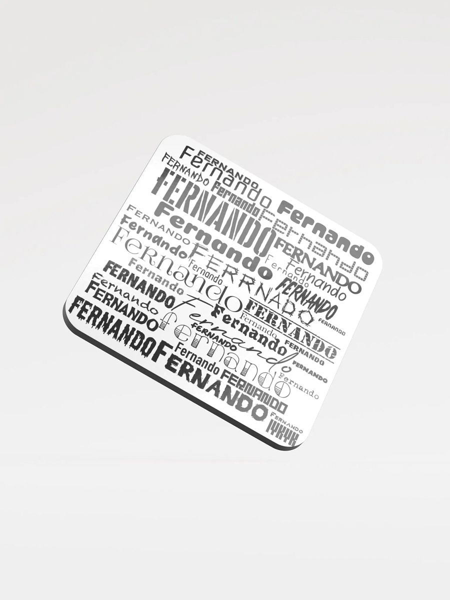 IYKYK Ferrnado (Black/ White) Coaster product image (1)