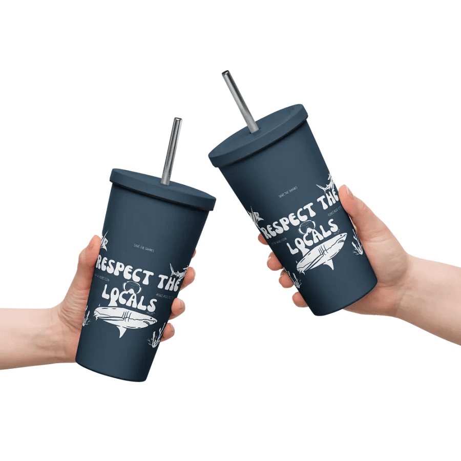 Respect the Locals Insulated Tumbler with a Straw product image (52)
