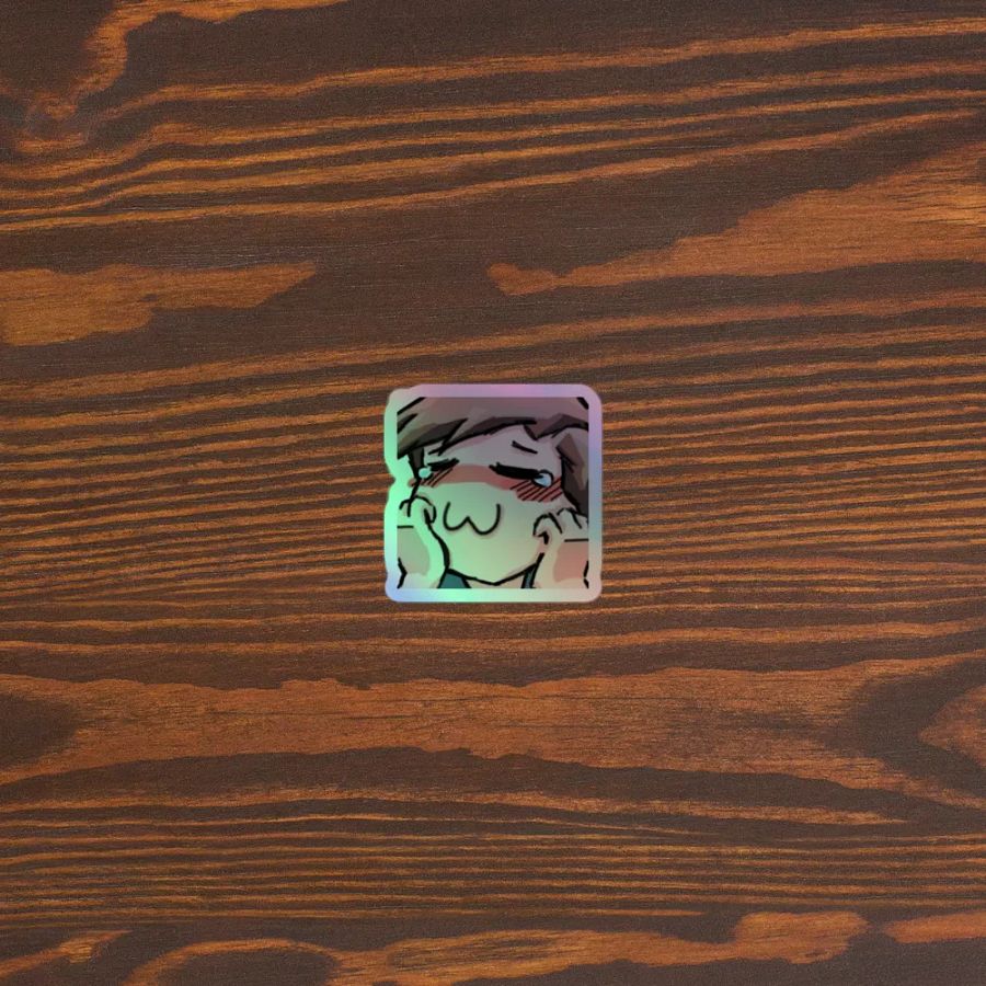 Chaabbz UwU Holographic Emote Sticker product image (5)
