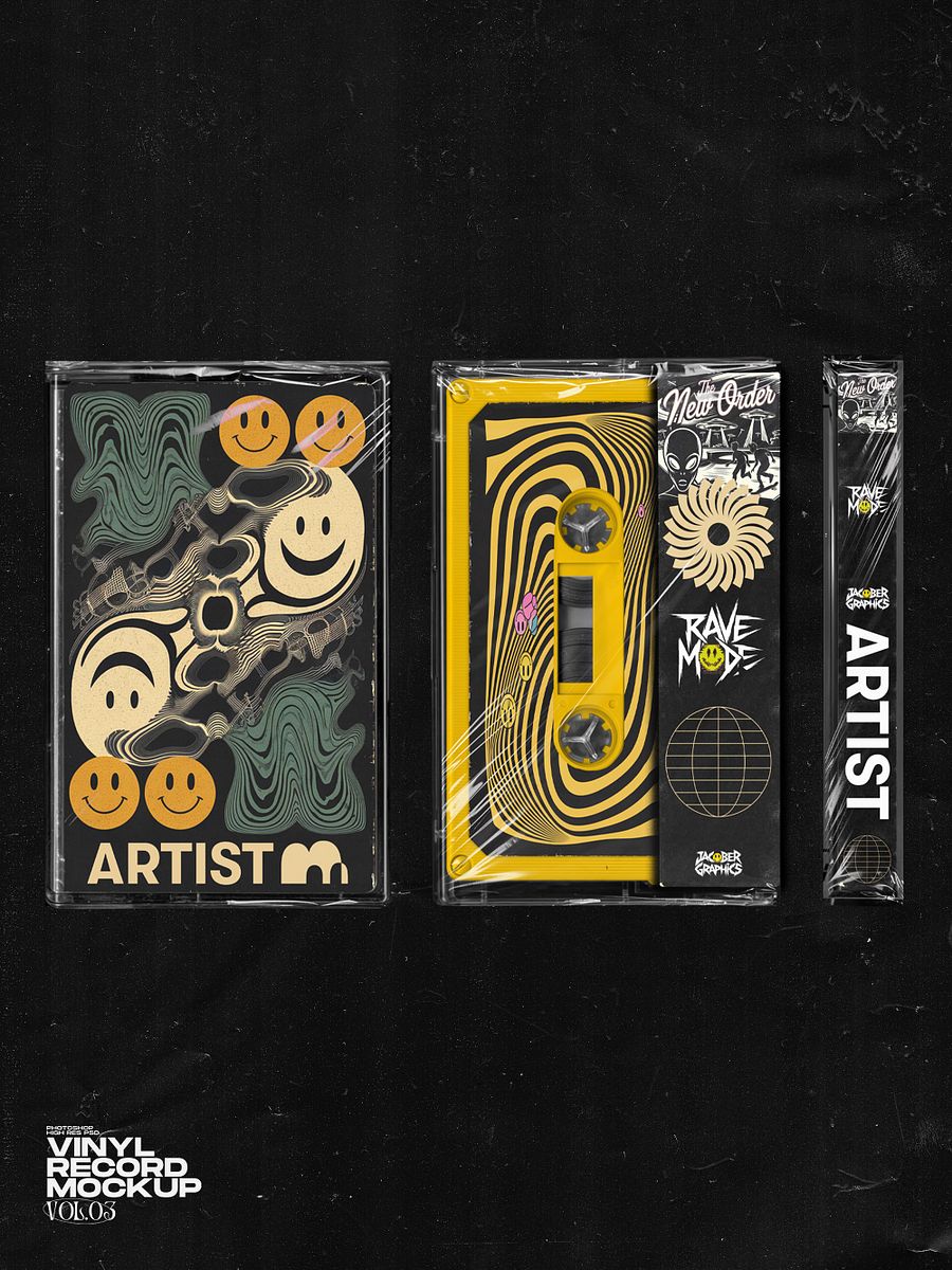 Cassette Tape Mockup Vol.3 product image (3)