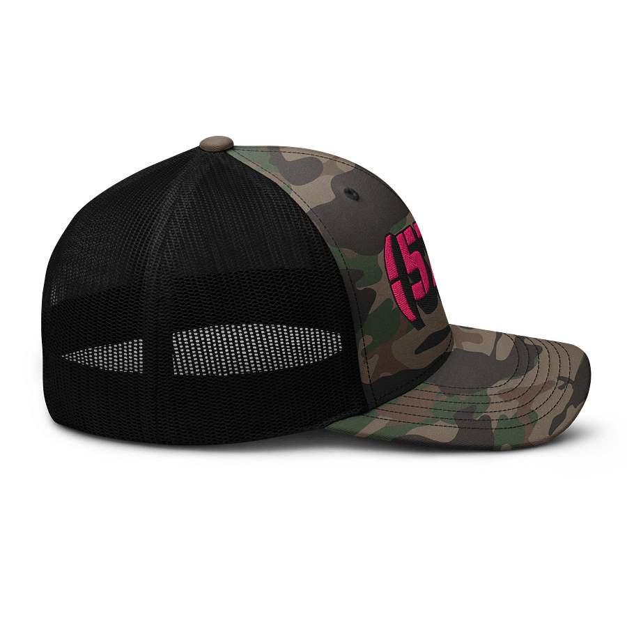 Magenta Camo 575 Trucker Hat product image (5)