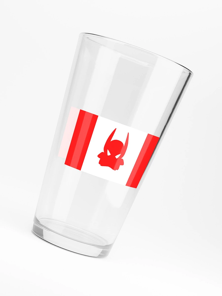 Canadian Flag BatDuck Logo Pint Glass product image (6)