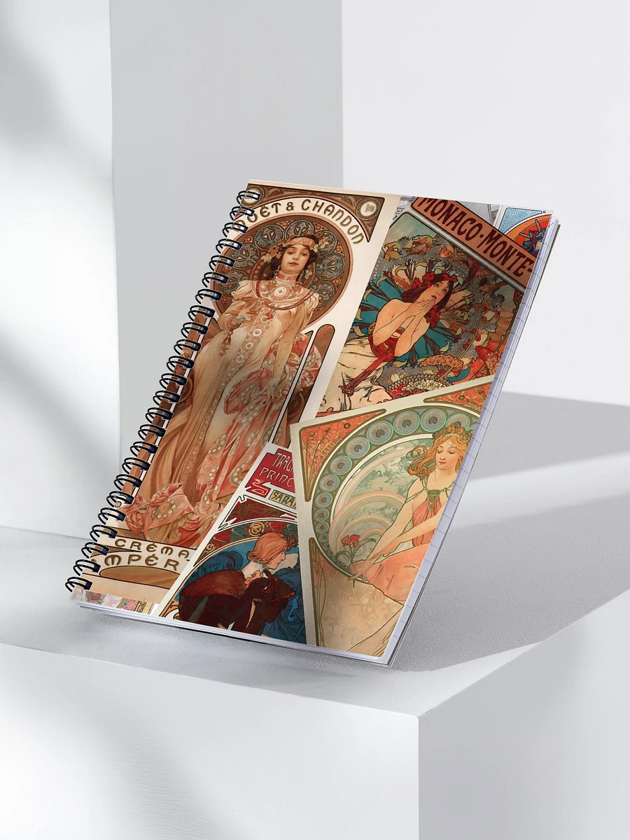 Vintage Mucha Print Notebook product image (6)