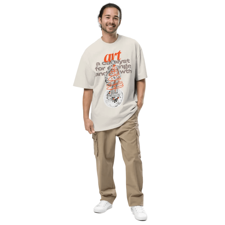 Art: a catalyst for change and growth unisex t-shirt product image (7)