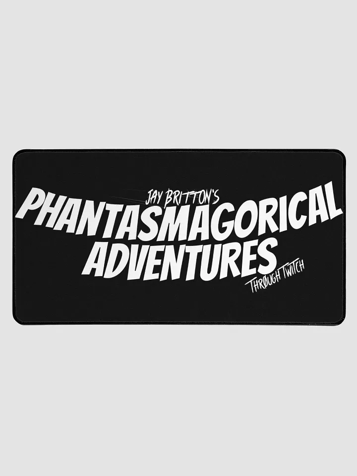 Channel desk mat (black) product image (2)