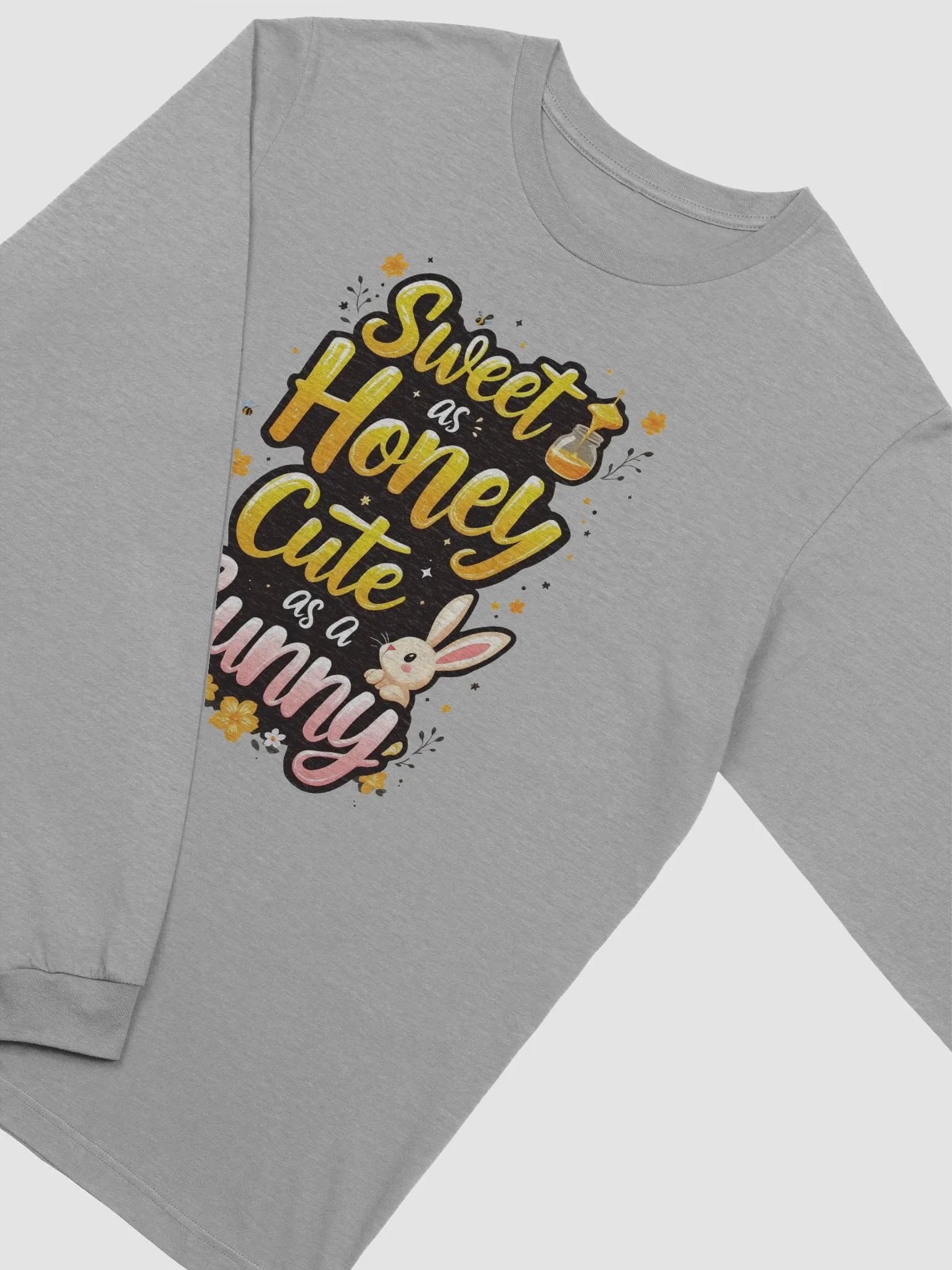 Sweet as Honey, Cute as a Bunny Long Sleeve Tee product image (41)