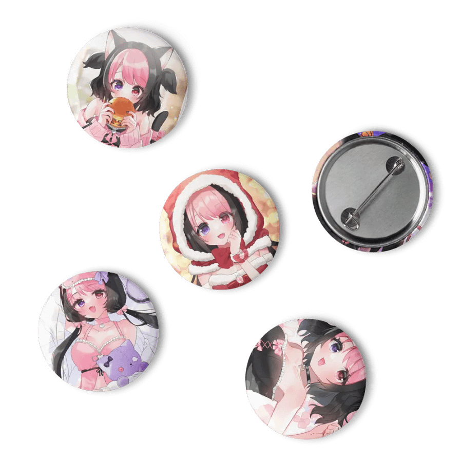 variety cute strawb buttons product image (3)
