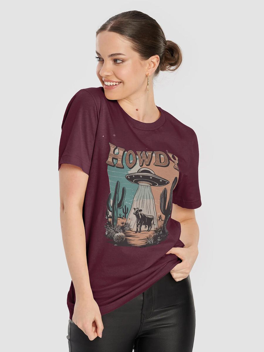 "Howdy-UFO" t-shirt! (dark background) product image (2)