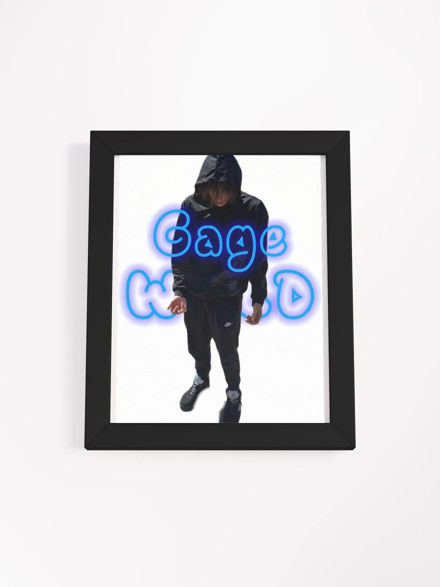 Gage WRLD Personal Framed High-Quality Matte Poster product image (13)