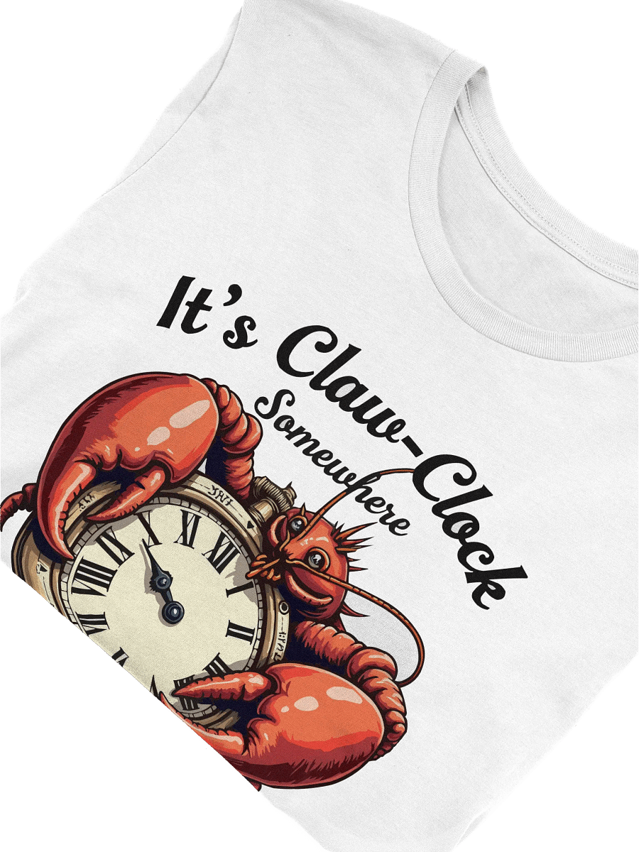 It’s Claw-clock Somewhere | Lobster Time Unisex T-Shirt product image (5)