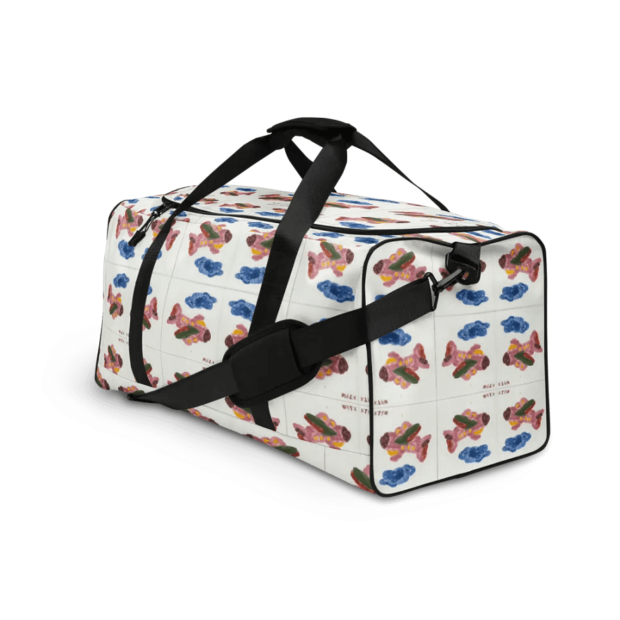 Kid Airplane (All-Over Print Duffle Bag) product image (5)
