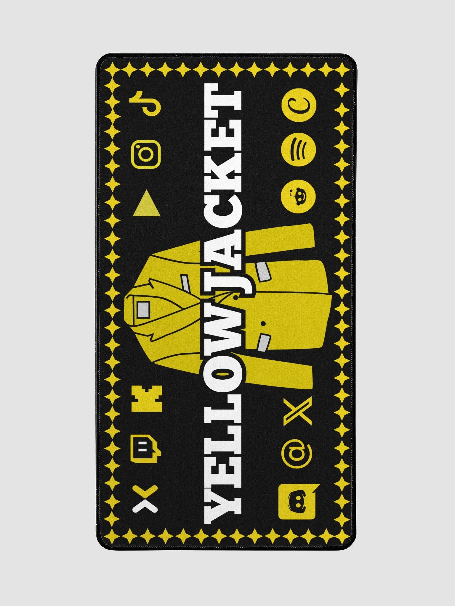 Mouse Pad - YellowJacket (WITH Socials) product image (2)