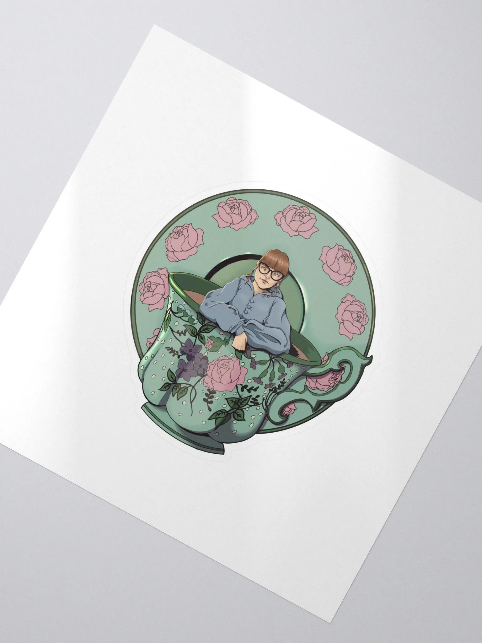 Rosey Tea sticker product image (2)