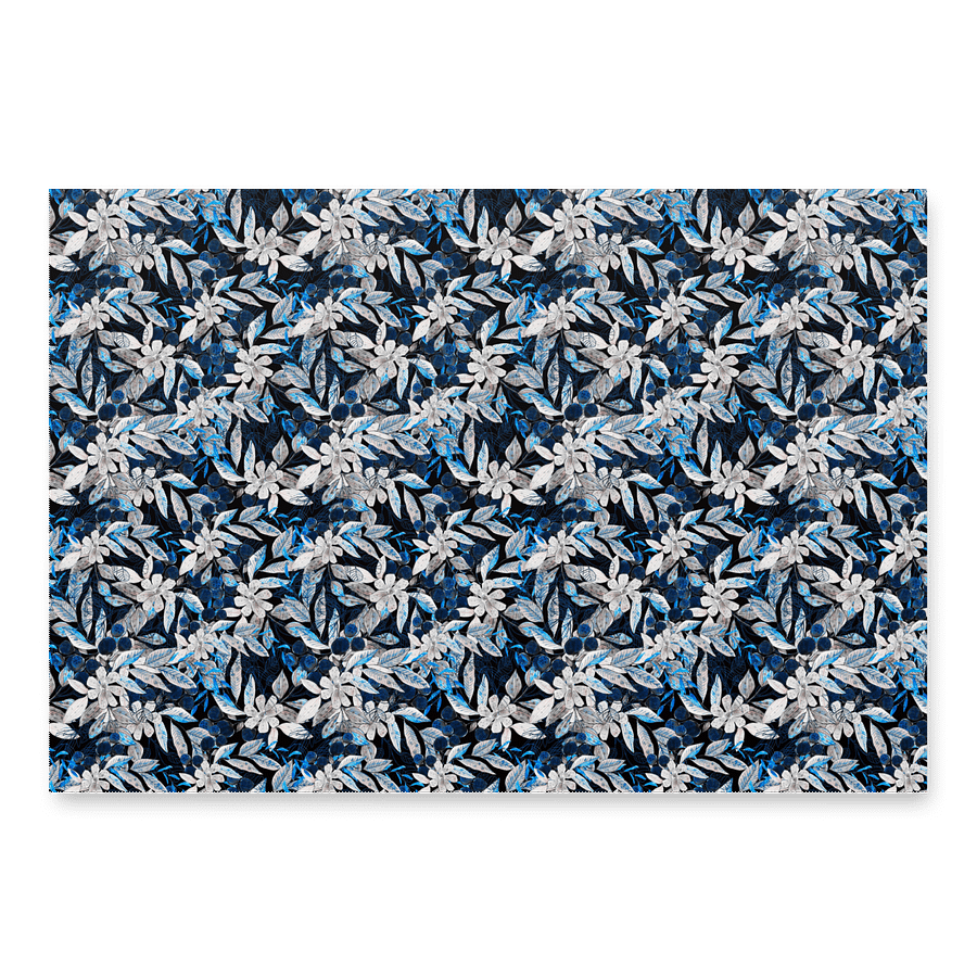 Blue White Garden Paper Sheets product image (2)