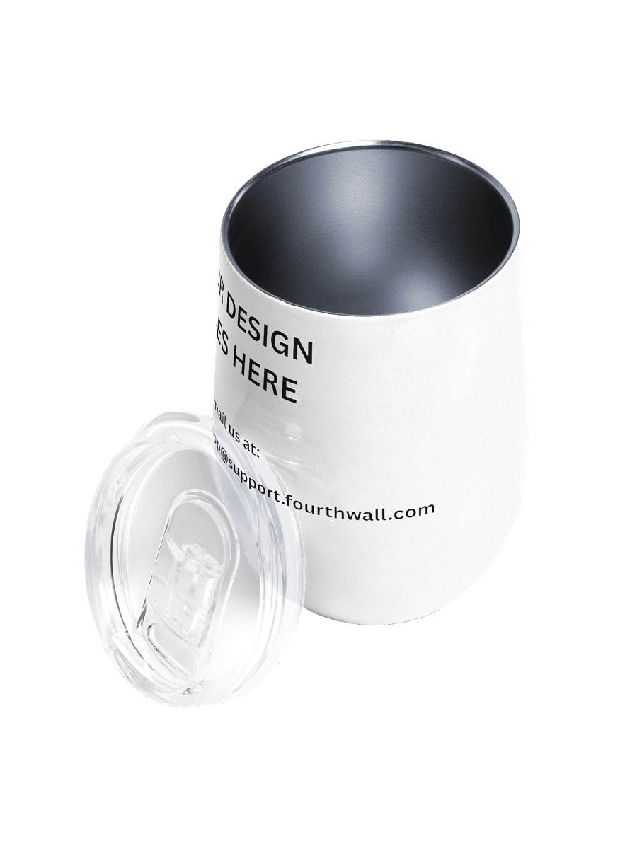 Customizable Minimalist Feline Trio Wine Tumbler product image (3)