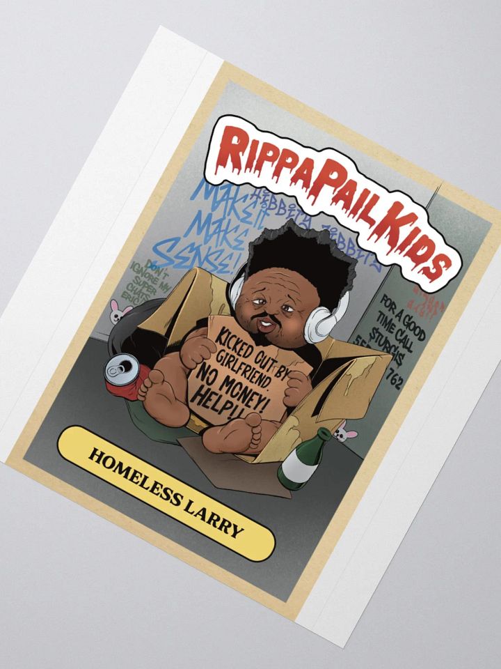 RippaPail Kids Homeless Larry Sticker product image (2)