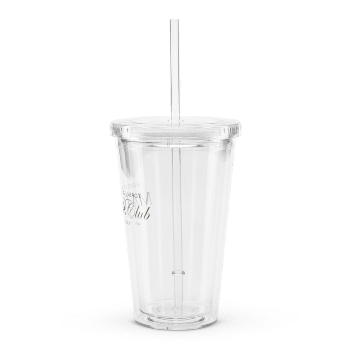 Sip Society | Matcha Club Clear Plastic Tumbler product image (1)
