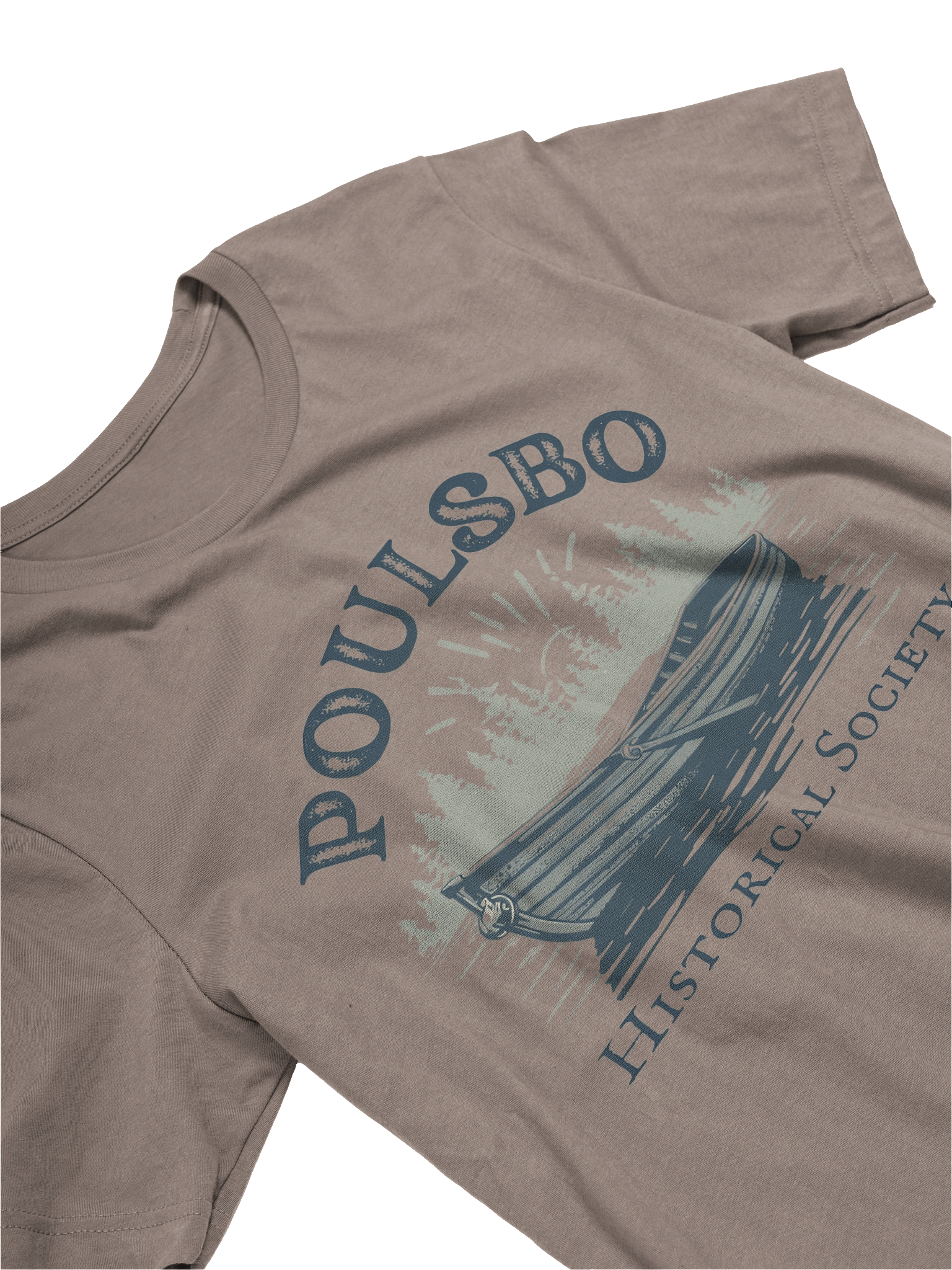 Poulsbo Historical Society Rowboat T-Shirt product image (3)