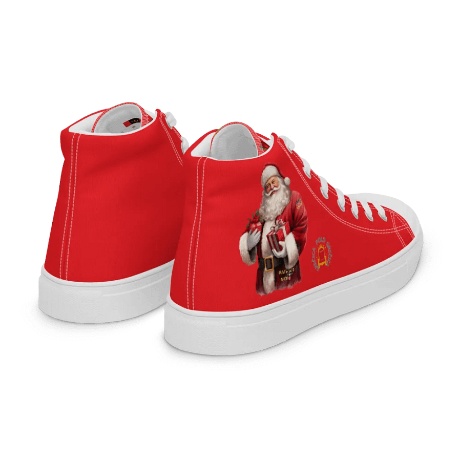 Santa Claus Retro High Tops Women Shoes product image (11)