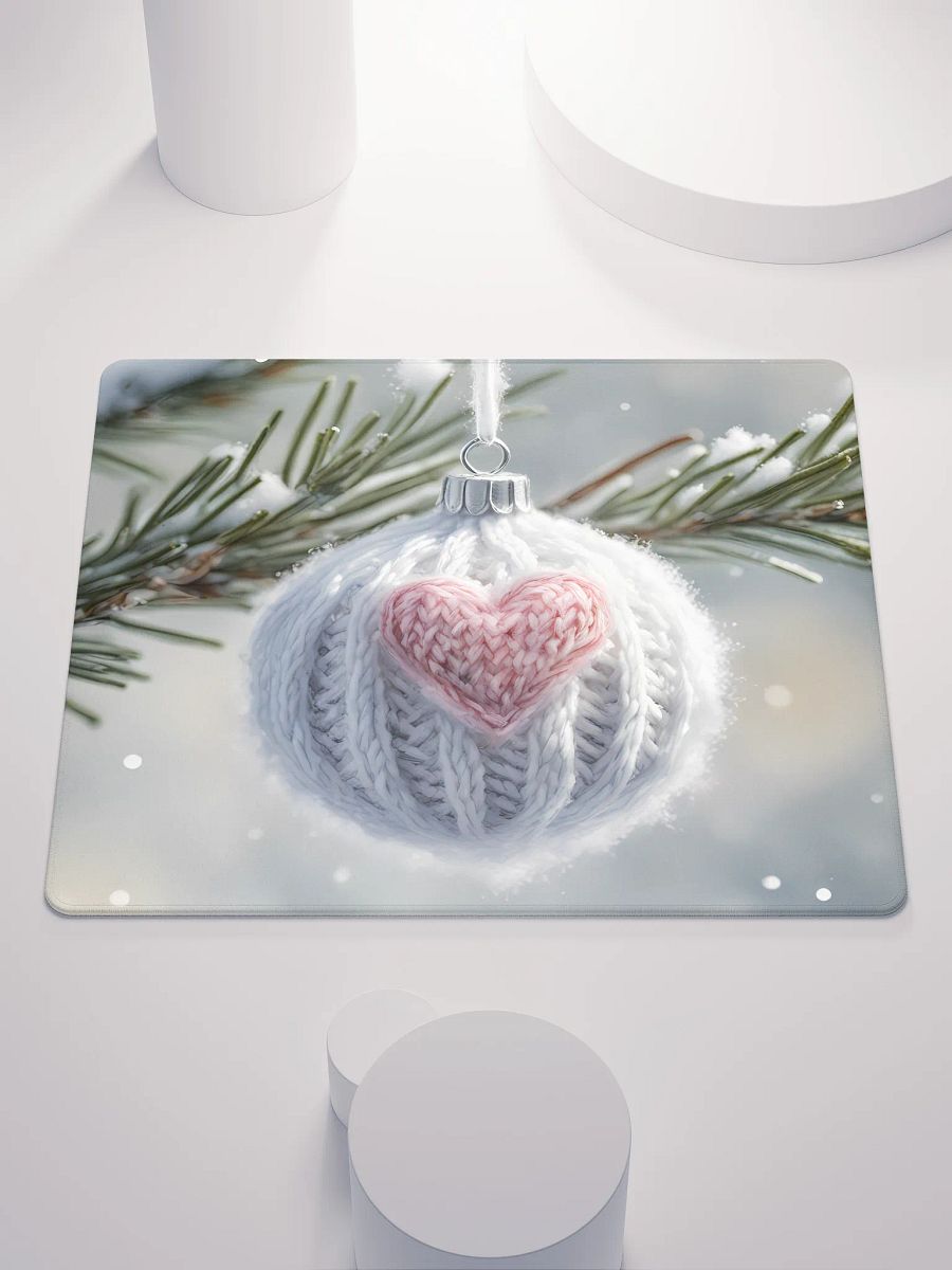 A Heart for the Yuletid Warmth, Gaming Mouse Pad, 2 Sizes product image (2)