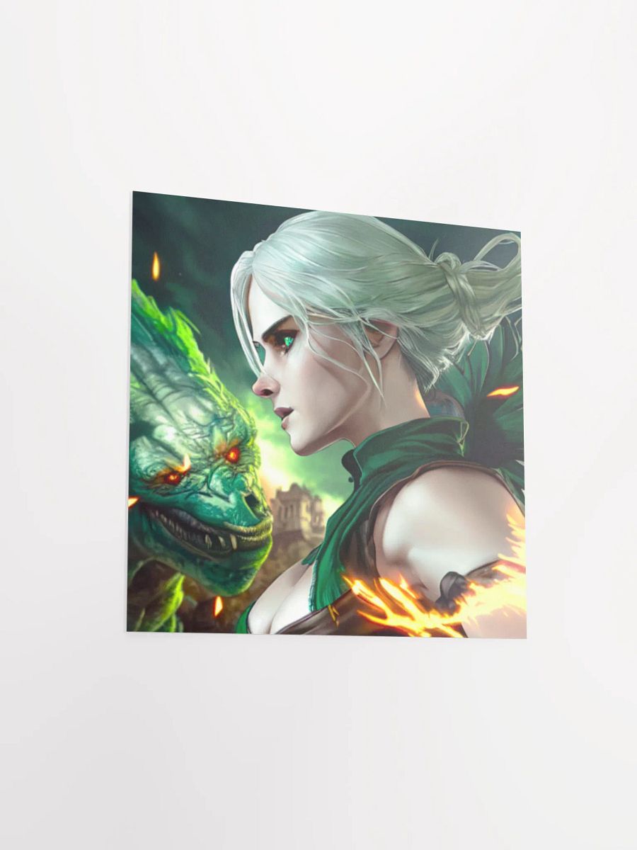 Flame Wielder Fantasy Poster product image (13)