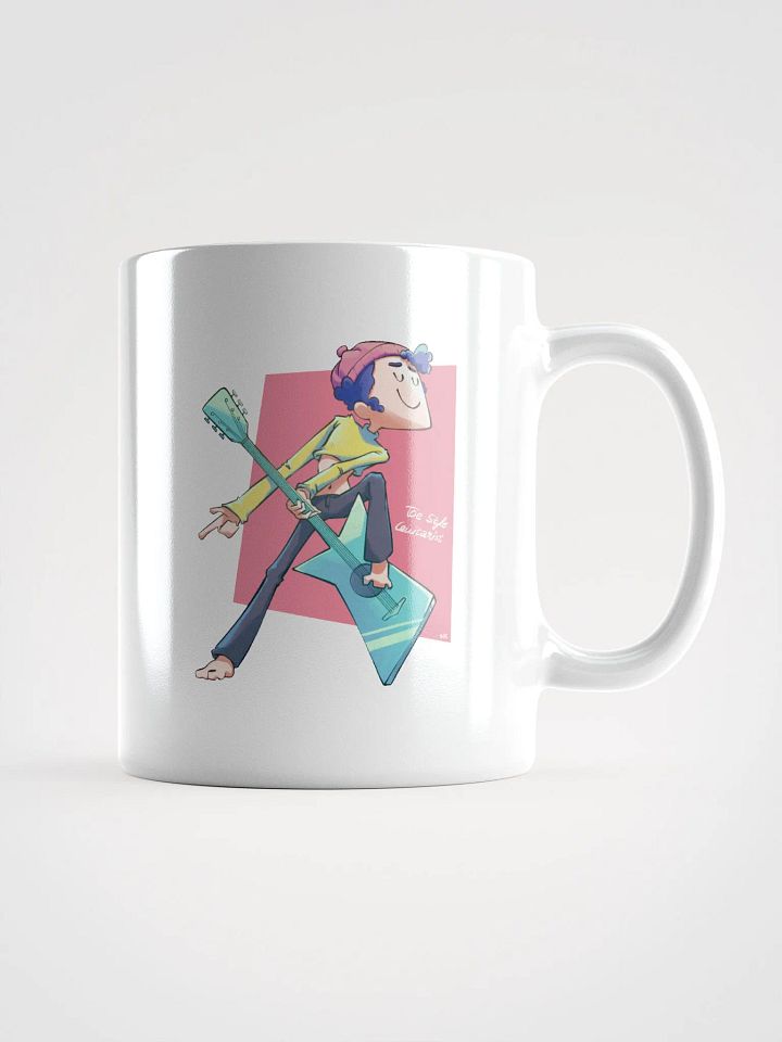 Toe Style Guitarist | White Glossy Mug product image (1)