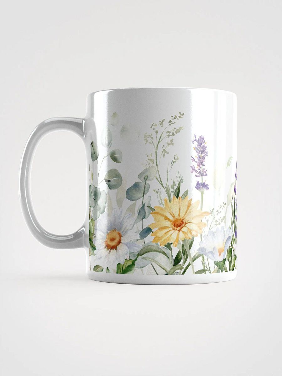 Wild Flowers White Ceramic Mug product image (11)