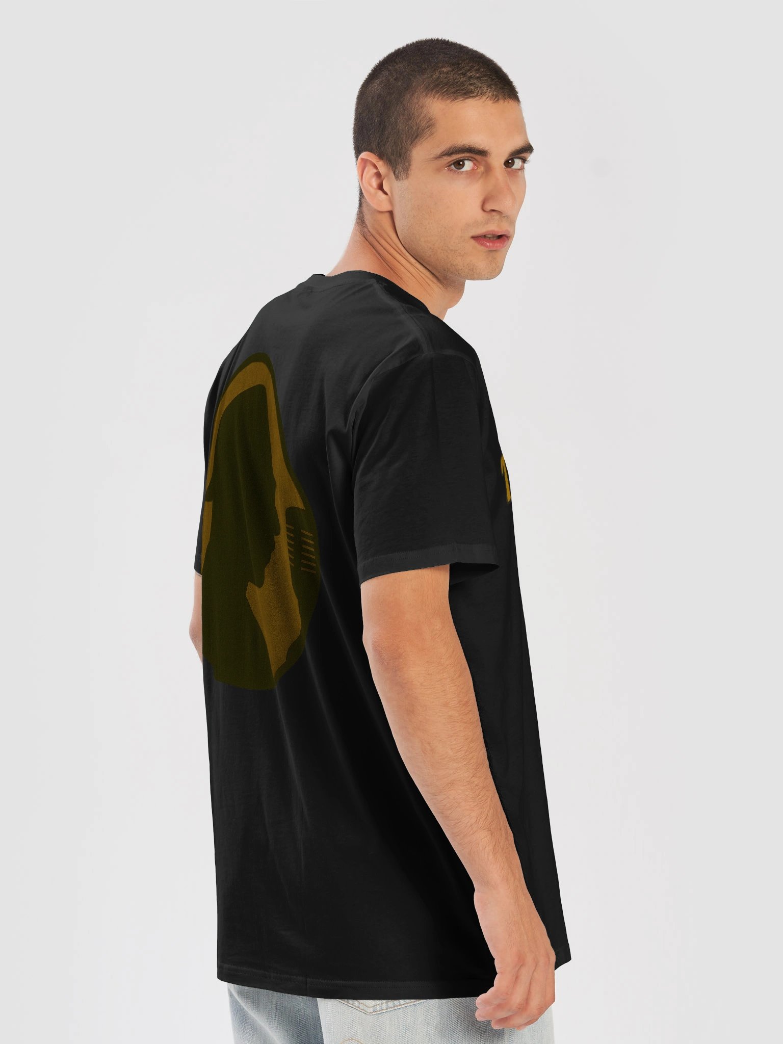 The AlgoRhythmz Official Logo Tee (Yellow) product image (8)