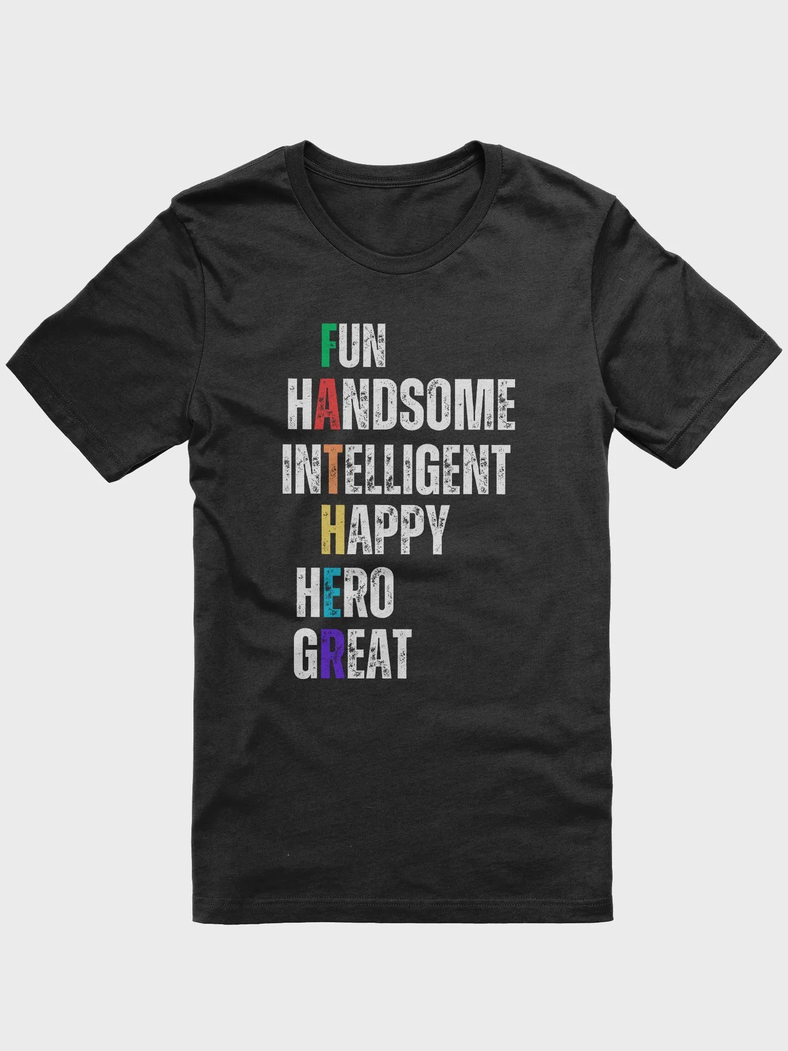 Fun Handsome Intelligent Happy Hero Great Father's Day T-Shirt product image (1)