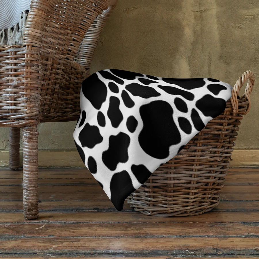 Cow Skin Blanket - Black & White product image (11)
