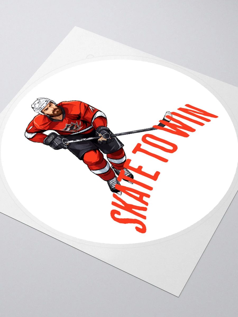 Ice skate sticker product image (3)