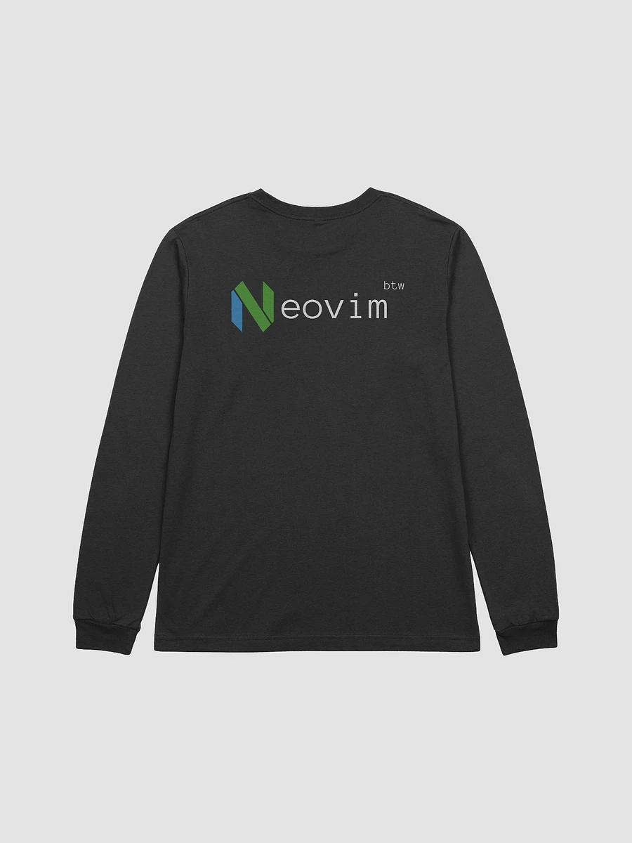 NeovimBTW - I Use Neovim(btw) Long Sleeve Tee product image (2)