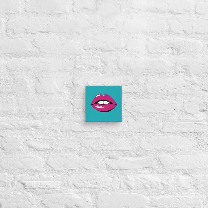 Magenta Lips Art Canvas product image (39)