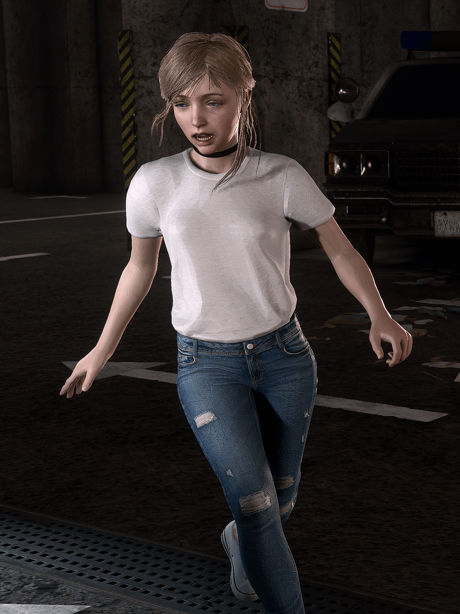 Resident Evil 2 Remake: SB Casual Jeans Mod product image (3)