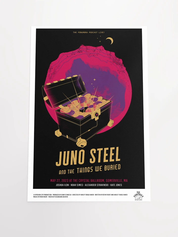 Juno Steel and the Things We Buried LIVE Show Poster product image (1)
