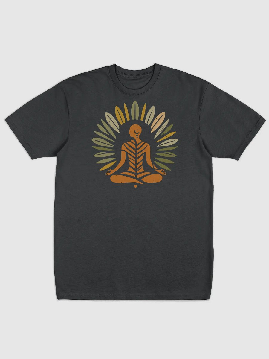 Zen Leaf Meditation Tee | Ancient Wisdom Meets Boho Style product image (1)