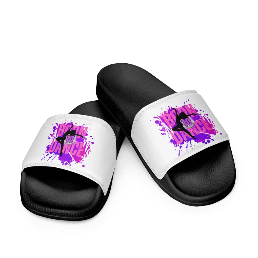 Born to Dance Her Silhouette Men's Slides product image (7)
